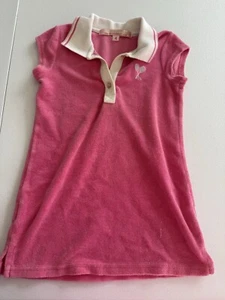 Y2K Vintage P&G Juicy Couture Terry Cloth Tennis Pink Polo Preppy Barbie Dress - Picture 1 of 7