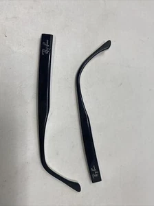 RAY BAN RB 5114 2097 135mm BLACK/WHITE TEMPLE ARM PARTS CX10 - Picture 1 of 5