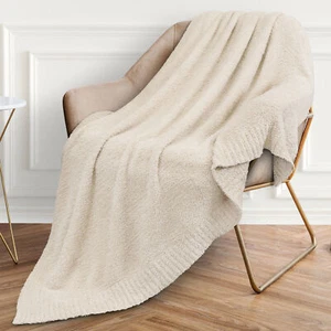 Soft Warm Cozy Blanket Plush Fluffy Knit Throw for Sofa Couch Bed Chair Knitted - Picture 1 of 98