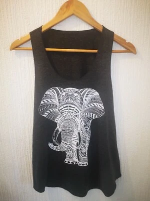 Wild Elephant Design Sleeveless Tank Tops - Изображение 1 из 4