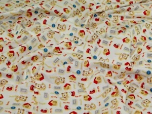 Minerva Winceyette Cotton Flannel Fabric Multicoloured - per metre