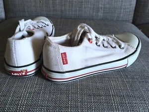 Lewis Leinenschuhe, Tennisschuhe Gr. 34, weiss - Bild 1 von 5