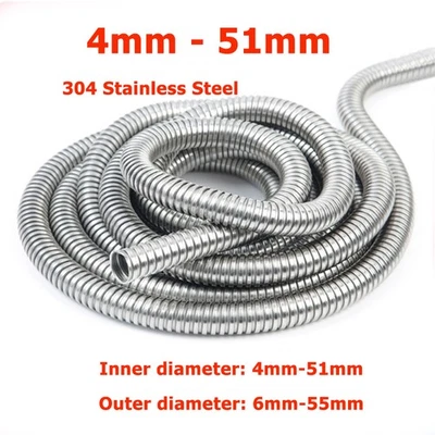 Cable de tubo de conducto flexible de acero inoxidable 304 de 4 mm ~ 51 mm organizador de troncal ordenado Foto 1 de 4