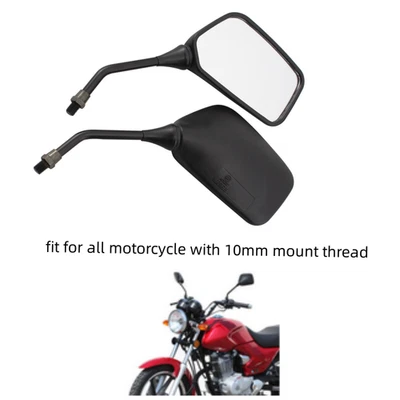 Espejos retrovisores laterales negros para motocicleta Indian Scout 60 Chief Chieftain Bobber de 10 mm Foto 1 de 4