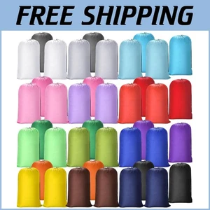 Bulk Set of 40 Large Drawstring Laundry Bags - Perfect for Sorting & Storing - Picture 1 of 8