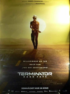 Terminator: Dark Fate - Linda Hamilton - Filmposter 120x80cm gerollt - Picture 1 of 1