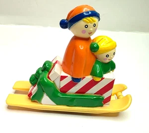 VINTAGE Mr. Christmas Santa's Ski Slope REPLACEMENT Sledding Adult, Child, Gift - Picture 1 of 6