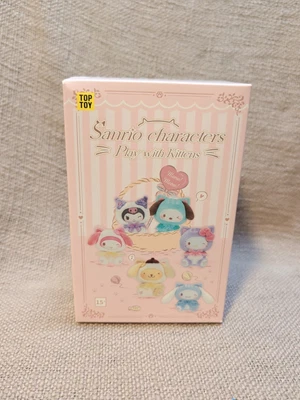 Kuromi - Peluche Vinilo Personajes TOPTOY Sanrio Juegan con Gatitos - ¡Nuevo y Precintado! Foto 1 de 4