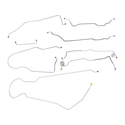 1973-80 Chevrolet GMC C10 C15 Suburban Complete Manual Disc Brake Line Kit OE - Image 1 of 4