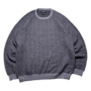 Joseph & Lyman Suéter Hombre Grande Gris 100% Cachemira Sudadera - Imagen 1 de 6