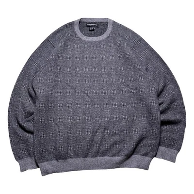 Joseph & Lyman Suéter Hombre Grande Gris 100% Cachemira Sudadera Foto 1 de 4