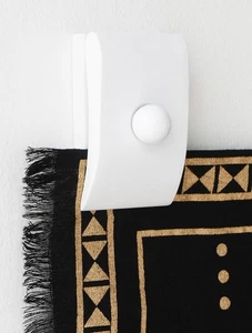 4 Large Quilt Hangers for Wall Display, Wooden Tapestry Hangers, Rug Hanger f... - Picture 1 of 6