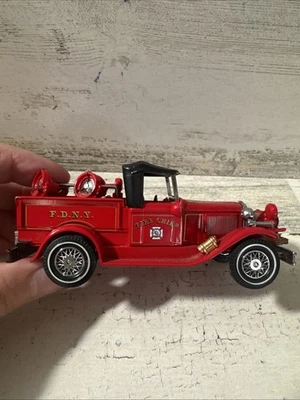 MATCHBOX 1930 FORD MODEL A BATTALION CHIEF'S VEHICLE #YFE12-M NEW IN BOX! - Image 1 of 4