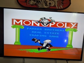 Monopoly Nintendo NES - Cleaned, Tested, Working!!