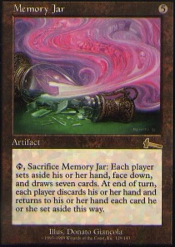 MTG Memory Jar, Moderate Play, English Urza's Legacy - Image 1 of 1