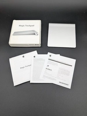 Apple Magic Trackpad A1339 Gen 1 Wireless Bluetooth Silver MC380LL/A - Image 1 of 4