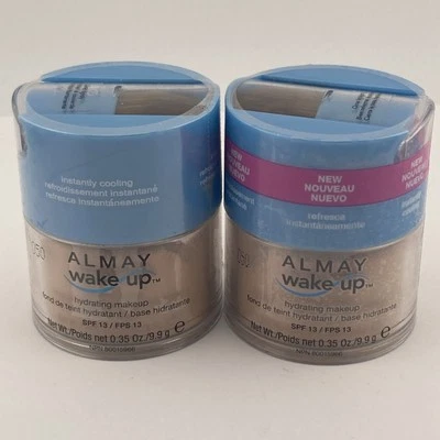 2) Almay Wake Up Powder Hydrating Makeup Beige 50 DISCONTINUED - Image 1 of 4