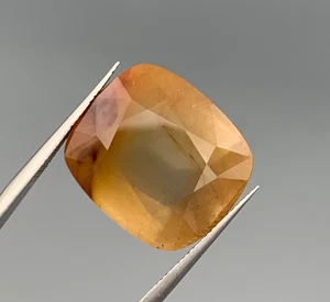19.35ct golden rutile quartz step coushion cut from pakistan - Picture 1 of 11