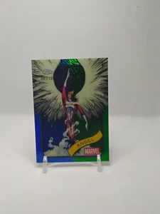 Topps Chrome Marvel 2025 Blue and Green shimmer 14/199 Angel - Picture 1 of 2