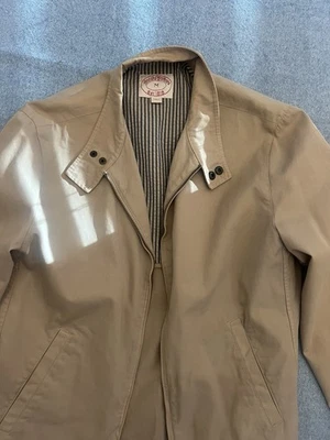 Chaqueta de bombardero Harrington vintage 346 Brooks Brothers tostada forrada a cuadros talla M Foto 1 de 4