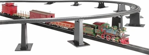 Treni 18 pz. SET MOLO GRADUATO PISTA E-Z - da utilizzare con scala HO o On30 E-Z T - Foto 1 di 12