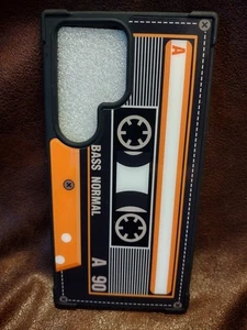 Custom Text Retro Cassette Tape Case For Samsung S24 Ultra 6.9 - Picture 1 of 3