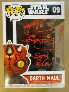 Signiert Ray Park Autogramm Star Wars Darth Maul Funko Pop Beckett BAS COA - Bild 1 von 11
