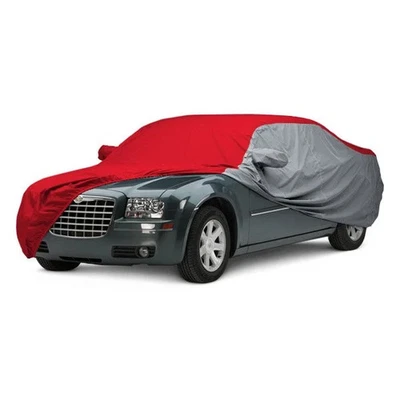 For Mercedes-Benz CLS500 06 Car Cover WeatherShield HP Two-Tone Red Custom Car — 第 1/4 张图片