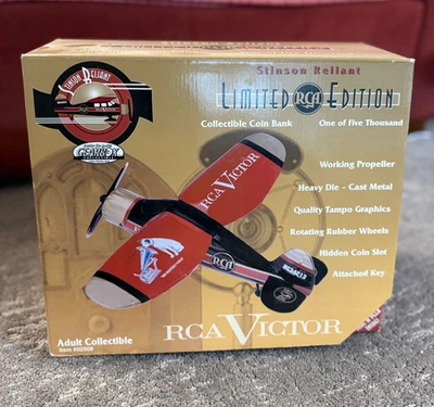 RCA Victor Stinson Reliant Airplane Coin Bank Gearbox Ltd Ed 1 of 5000 - Image 1 of 4