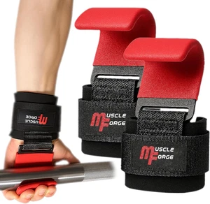 Ganci Sollevamento Pesi 8Mm Neoprene - Fasce Polsi Palestra Imbottite - Grip Tra - Foto 1 di 12