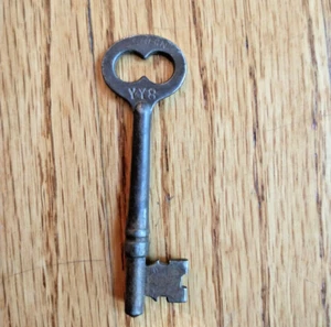 Antique Corbin Mortise Lock Skeleton Key Vintage Key Number YY8 - Picture 1 of 2