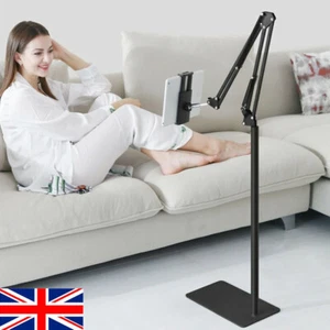 Universal 360° Adjustable Floor Stand Holder for Tablet iPad iPhone 4.5-12.9inch - Picture 1 of 19
