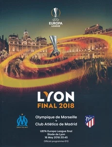 UEFA EUROPA LEAGUE FINAL 2018 Atlético de Madrid v Marsella - Programa Oficial - Imagen 1 de 3
