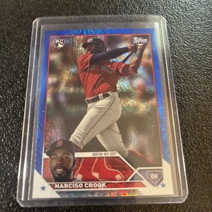 2023 Topps Update Narciso Crook US186 RC Blue Foil /999 SP Boston Red Sox 