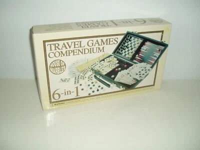 Travel Games Compendium by House of Marbles. (New). - Image 1 of 4