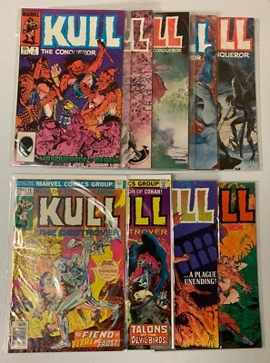Lote de 9 Quadrinhos Vintage Marvel Mixed Kull the Conqueror Destroyer Barbarians - Imagem 1 de 3