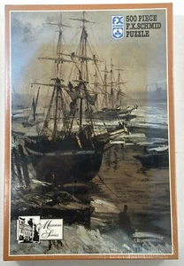 FX Schmid Jigsaw 500 piece Puzzle Museum Series "The Thames In Ice" 1860 - Picture 1 of 5