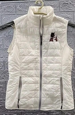 New Cutter&Buck Arkansas Rainier Primaloft Packable Puffer Vest White Sz Medium  - Image 1 of 4