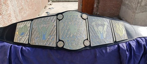 North American Mid South Heavyweight Wrestling Championship Belt 2MM BRASS Cover