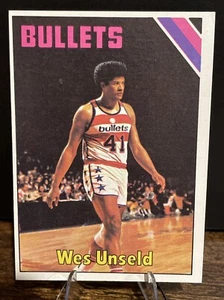 1975 Topps #115 Wes Unseld  - Imagen 1 de 2