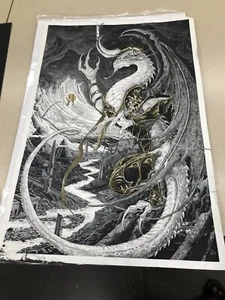 MTG Nicol Bolas Poster Print SDCC Comic Con Magic 38“x26“ Brand New - Picture 1 of 1