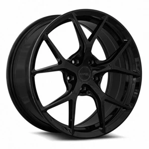 MRR FS6 19x8.5 5x120 +35ET 72.6 Gloss Black Wheel - Picture 1 of 1