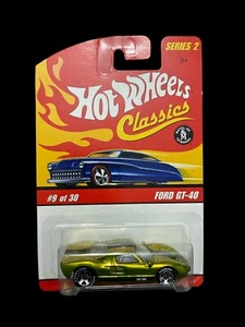Hot Wheels Classics Series 2 Ford GT40 #9/30 Antifreeze Mint Condition - Picture 1 of 3