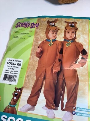 Halloween Costume Scooby Doo Child Size Small 1 - 2 Years Dress Up free shipping Foto 1 de 4