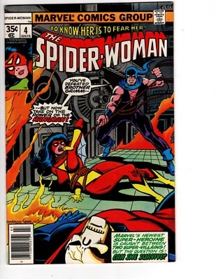 Spider-Woman #4  Comic Book (Marvel 1978) Jessica Drew, Hangman High Grade - Image 1 of 4