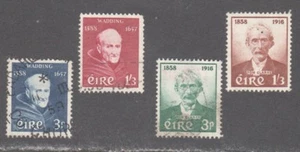 SELLOS IRLANDA #163-166 -- (2) JUEGOS COMPLETOS -- 1957 -- USADOS - Imagen 1 de 2