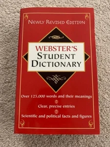 Webster's Student Dictionary (1999) - Picture 1 of 3