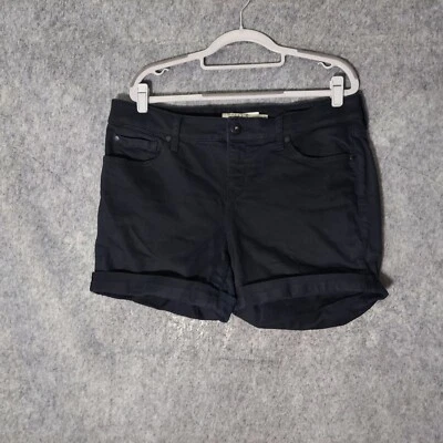 Pantalones Cortos Torrid 12 First At Fit Denim Puños Negro Lavado Elastizados Midi Informales Foto 1 de 4