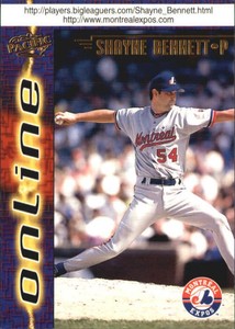 1998 (EXPOS) Pacific Online Web Cards #445 Shayne Bennett