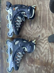 Rollerblade EVO 6.1 Rollerblades Mens 11 in Line Skates Black/orange - Picture 1 of 6
